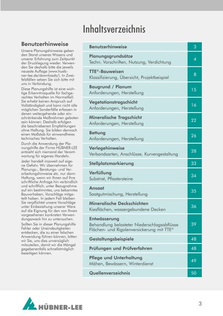 Bauen im Einklang mit der Natur - Hübner-Lee