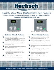 Meet the all new Micro-Display Control from Huebsch