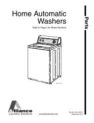 Home Automatic Washer Parts Manual - Huebsch