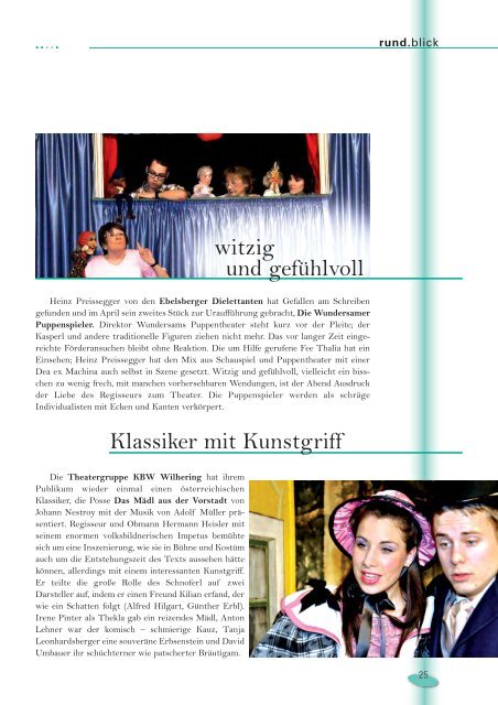 Ausgabe - Amateurtheater-Oberösterreich