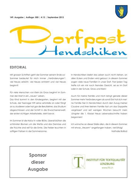 dorfpost/Ausgabe_2013-04.pdf - Hendschiken