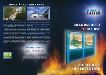brandschutz serie bsc sicherheit in perfektion - HUECK + RICHTER ...