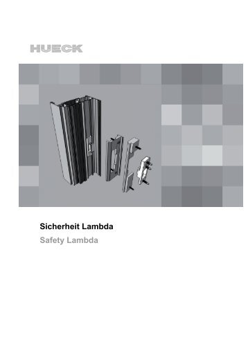 Serie LAMBDA - HUECK + RICHTER Aluminium GmbH