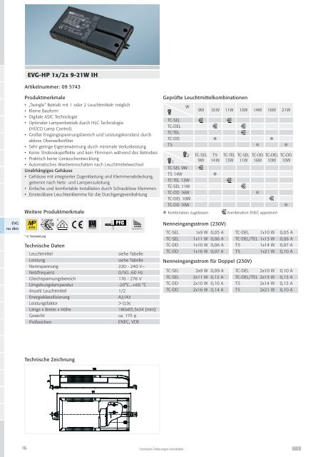 Leuchten Elektronik Neuheiten | 2008 - HÃ¼co Electronic GmbH