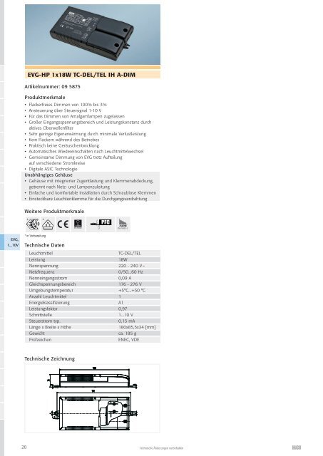 Leuchten Elektronik Neuheiten | 2008 - HÃ¼co Electronic GmbH