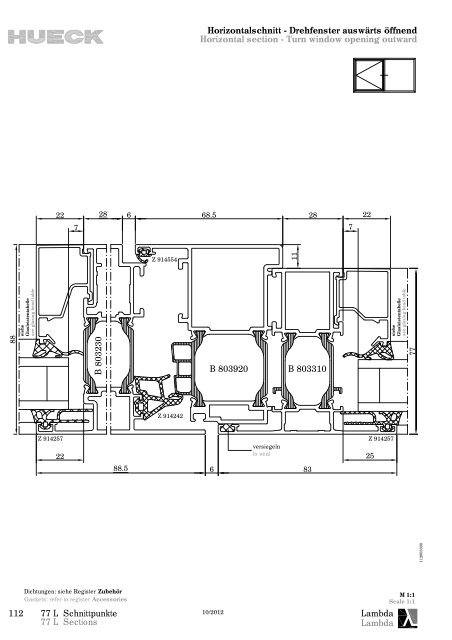 Serie LAMBDA 77 L - HUECK + RICHTER Aluminium GmbH