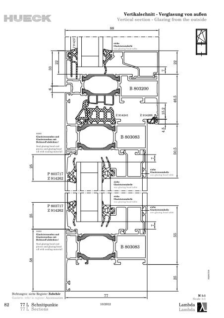 Serie LAMBDA 77 L - HUECK + RICHTER Aluminium GmbH