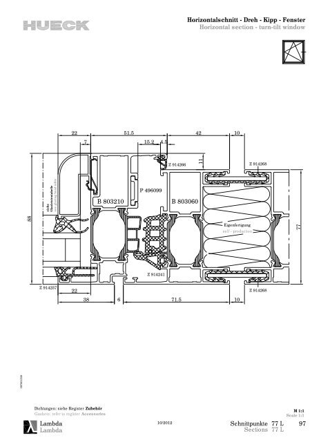 Serie LAMBDA 77 L - HUECK + RICHTER Aluminium GmbH