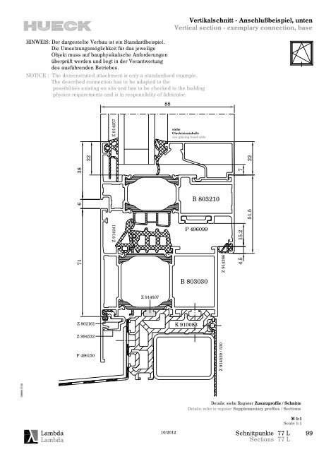 Serie LAMBDA 77 L - HUECK + RICHTER Aluminium GmbH