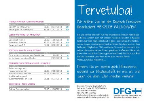 Seminarprogramm 2013 - Nordkolleg Rendsburg