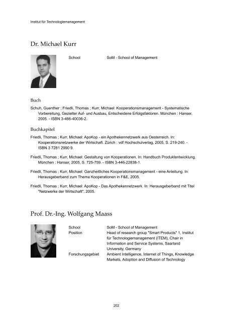 Publikationsverzeichnis 2005 - Alexandria - Universität St.Gallen