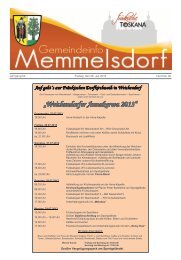 Mitteilungsblatt KW 30 - Memmelsdorf