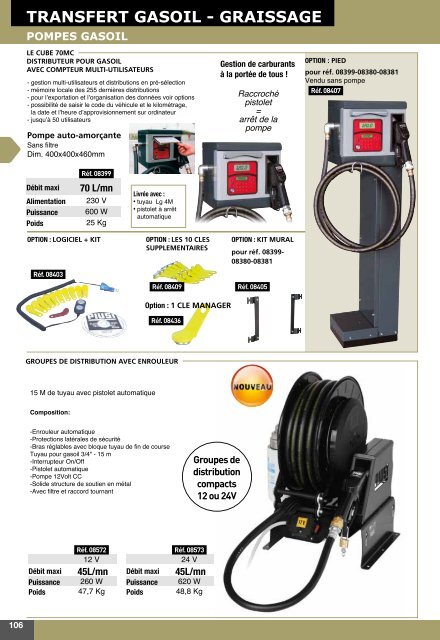 TRANSFERT GASOIL GRAISSAGE