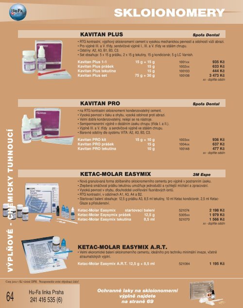 skloionomery (600 kB) - Hu-Fa Dental