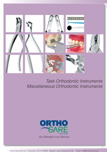 Task Orthodontic Instruments Miscellaneous ... - Hu-Fa Dental