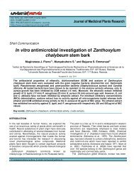 In vitro antimicrobial investigation of Zanthoxylum chalybeum stem ...