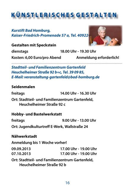 Veranstaltungskalender Sinfo September/Oktober ... - Bad Homburg