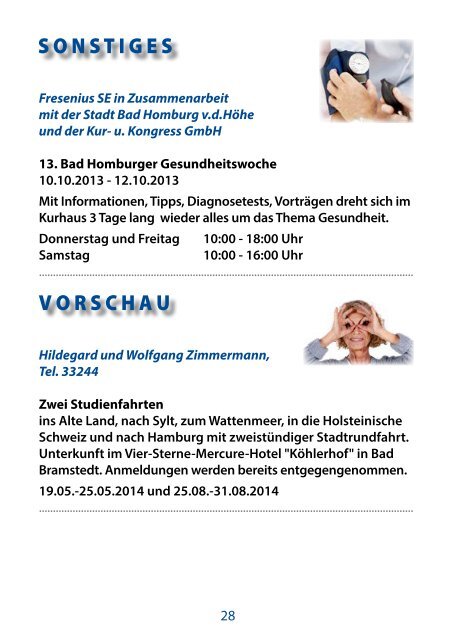 Veranstaltungskalender Sinfo September/Oktober ... - Bad Homburg