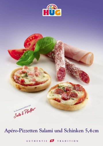 ApÃ©ro-Pizzetten Salami und Schinken 5,4cm - Hug AG