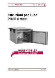 Istruzioni per l'uso Hold-o-matÂ® - Hugentobler Schweizer ...