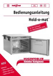 Bedienungsanleitung Hold-o-matÂ® - Hugentobler Schweizer ...