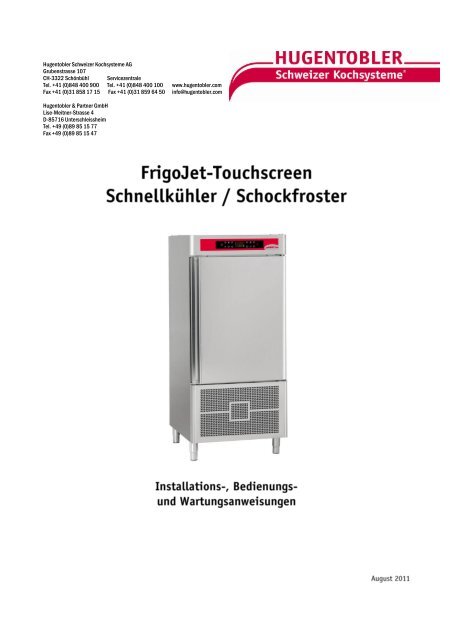 10+14x1/1 und 6+10x2/1 - Hugentobler Schweizer Kochsysteme AG