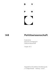 Politikwissenschaft 148 - DVPW