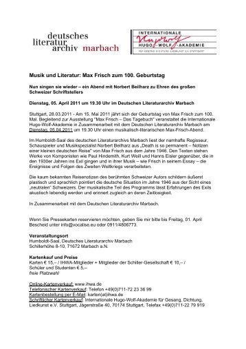 PDF zum Download (105 KB) - Internationale Hugo-Wolf-Akademie