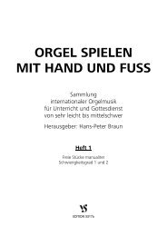 ORGEL SPIELEN MIT HAND UND FUSS - Bodensee-Musikversand