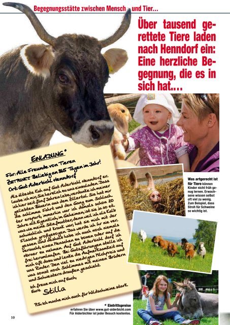 Gut Aiderbichl Sommer Magazin - Die Pfote