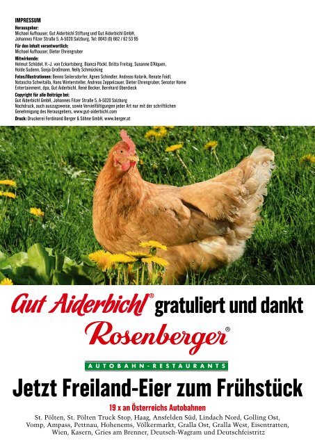 Gut Aiderbichl Sommer Magazin - Die Pfote