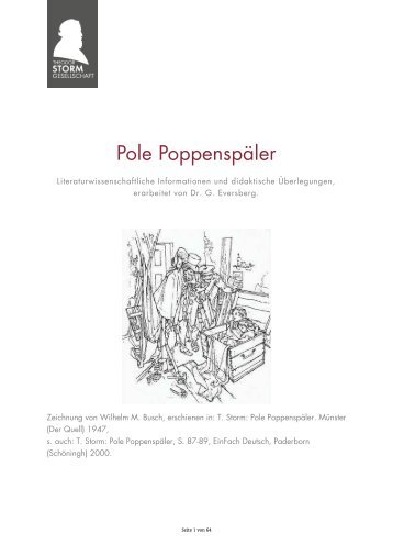 Pole Poppenspäler - Theodor-Storm-Gesellschaft