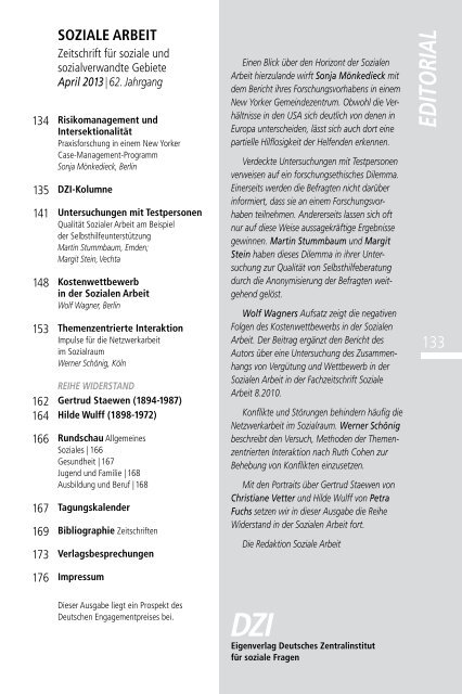 Hilde Wulff - Deutsches Zentralinstitut fÃ¼r soziale Fragen