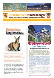 Ausgabe Nr. 31 vom 2. August 2013 - Hirschhorn