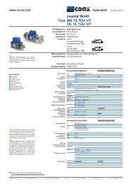 Datenblatt MK 15 TÜV HT - müller co-ax ag