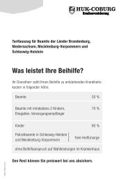 Was leistet Ihre Beihilfe? - Huk Coburg in Darmstadt