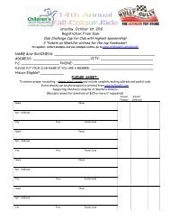 2011 Fall Colour Ride Pledge Form - Hully Gully