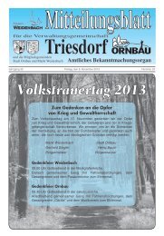 Mitteilungsblatt Nr. 23 vom 08.11.2013 - Markt Weidenbach