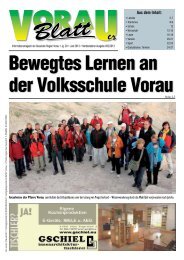 Bewegtes Lernen an der Volksschule Vorau