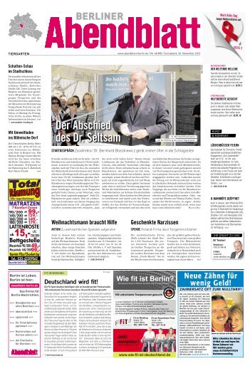 Der abschied des Dr. seltsam - Berliner Abendblatt