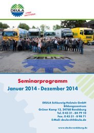 Seminarprogramm Januar 2014 - Dezember 2014 - Deula