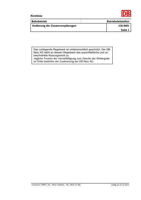 Anlage 6.2 - DB Netz AG