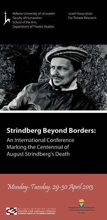Strindberg Beyond Borders: An International Conference