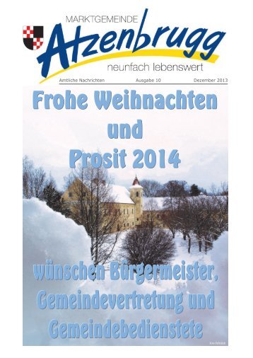 Amtliche Nachrichten Ausgabe 10 Dezember 2013 - Atzenbrugg ...