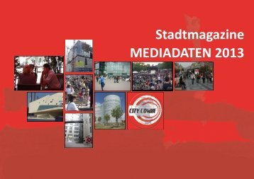Stadtmagazine MEDIADATEN 2013 - media connect gmbh