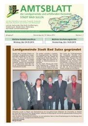 Amtsblatt Ausgabe 2013-02 - Bad Sulza