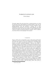 On adjunction of a non-head to a head Hirohisa Kiguchi This paper ...