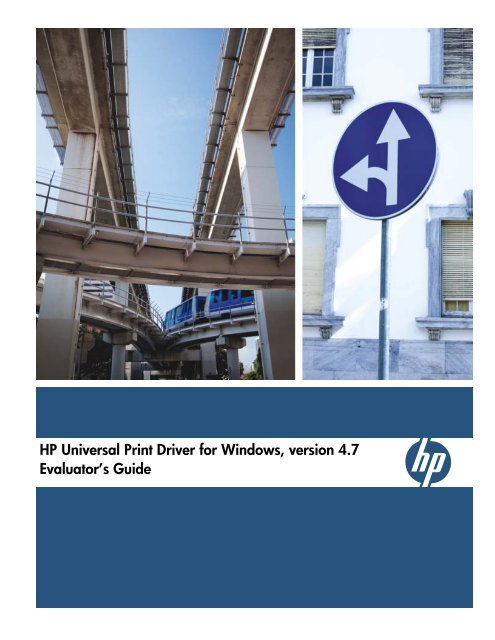HP Driver Windows, version 4.7 Evaluator's