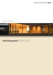 Holzbaupreis Eifel 2012: Dokumentation - Kreis Euskirchen