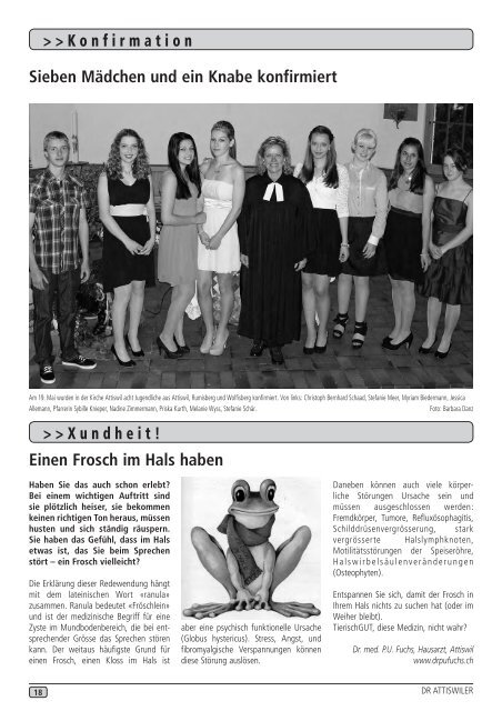 Ausgabe 3/2013 - Gemeinde Attiswil